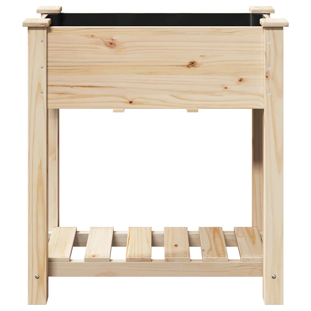 Vrtna saksija Bež 71 x 37 x 76,5 cm Čvrsto drvo jele