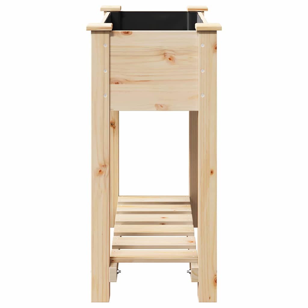 Vrtna saksija Bež 71 x 37 x 76,5 cm Čvrsto drvo jele