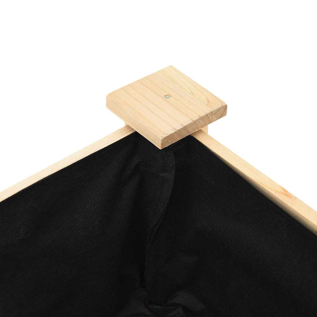 Vrtna saksija s policom Bež 203 x 53 x 76,5 cm Čvrsto drvo jele