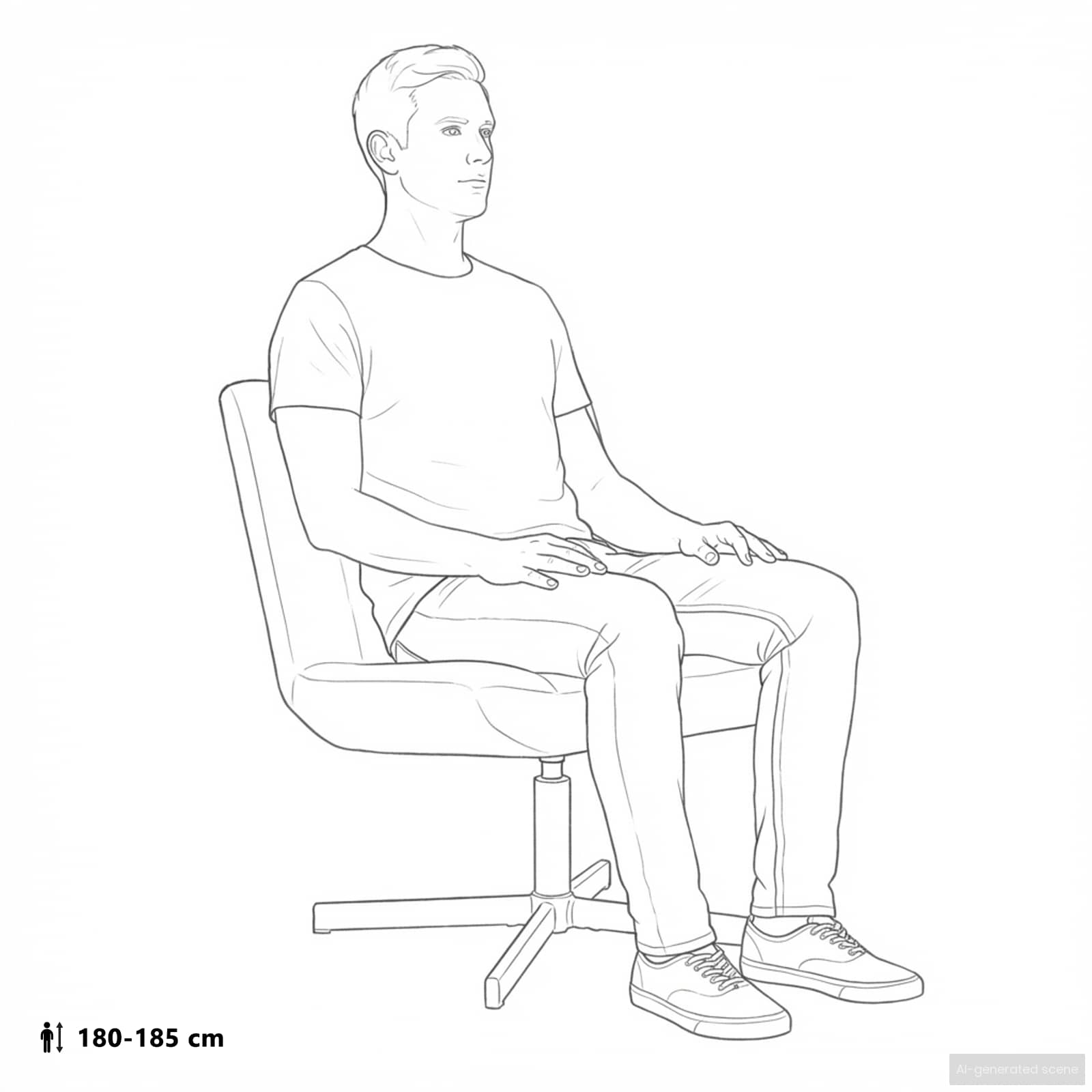 Stolica na kotačiće Vinska crvena 63 x 75 x 76 cm tkanina