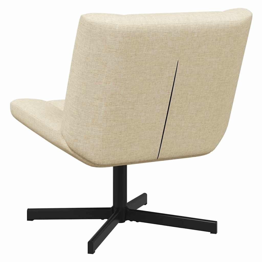 Stolica na kotačiće Krem 63 x 75 x 76 cm tkanina