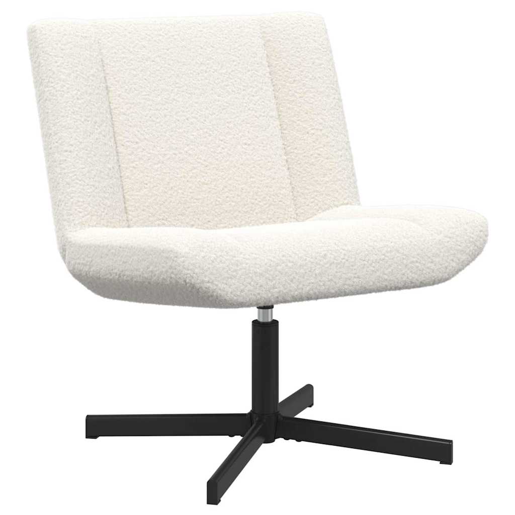 Stolica na kotačiće Krema 63 x 75 x 76 cm Janjeća koža