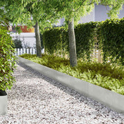 Ograda oko Travnjaka 30 pcs Srebrno 100 x 0,05 x 30 cm