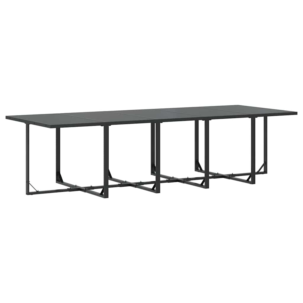 Vrtni set za objed 11 pcs Crna Čelik