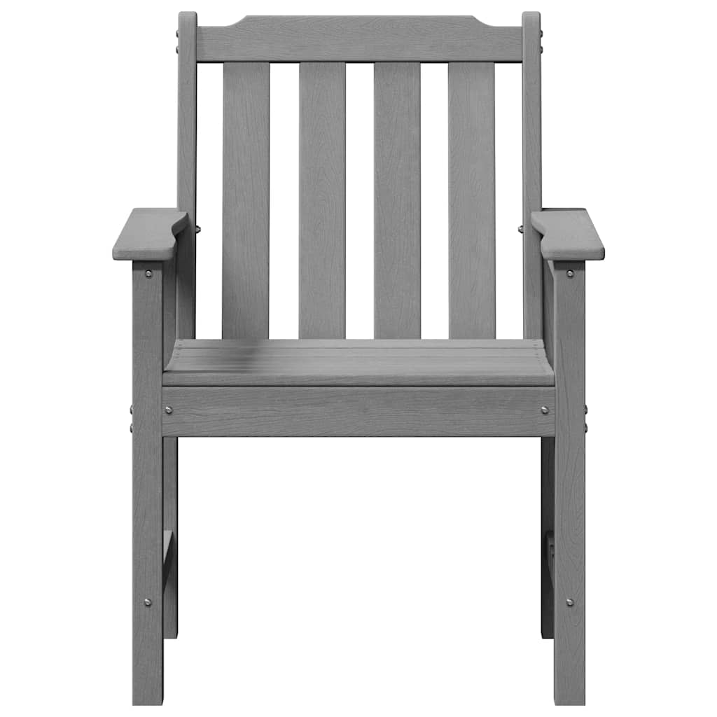 Vrtna stolica 4 pcs Svijetlo siva 65.5 x 59 x 88 cm Polietilen