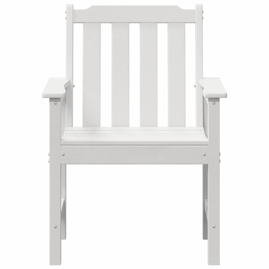 Vrtna stolica 6 pcs Bijelo 65.5 x 59 x 88 cm Polietilen