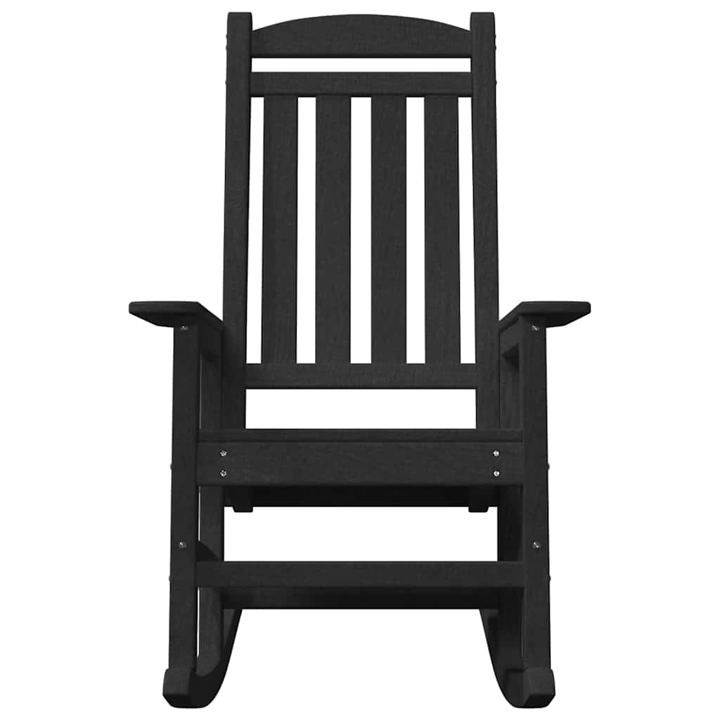 Ljuljačka 2 pcs Crna 92 x 70 x 108 cm Polietilen