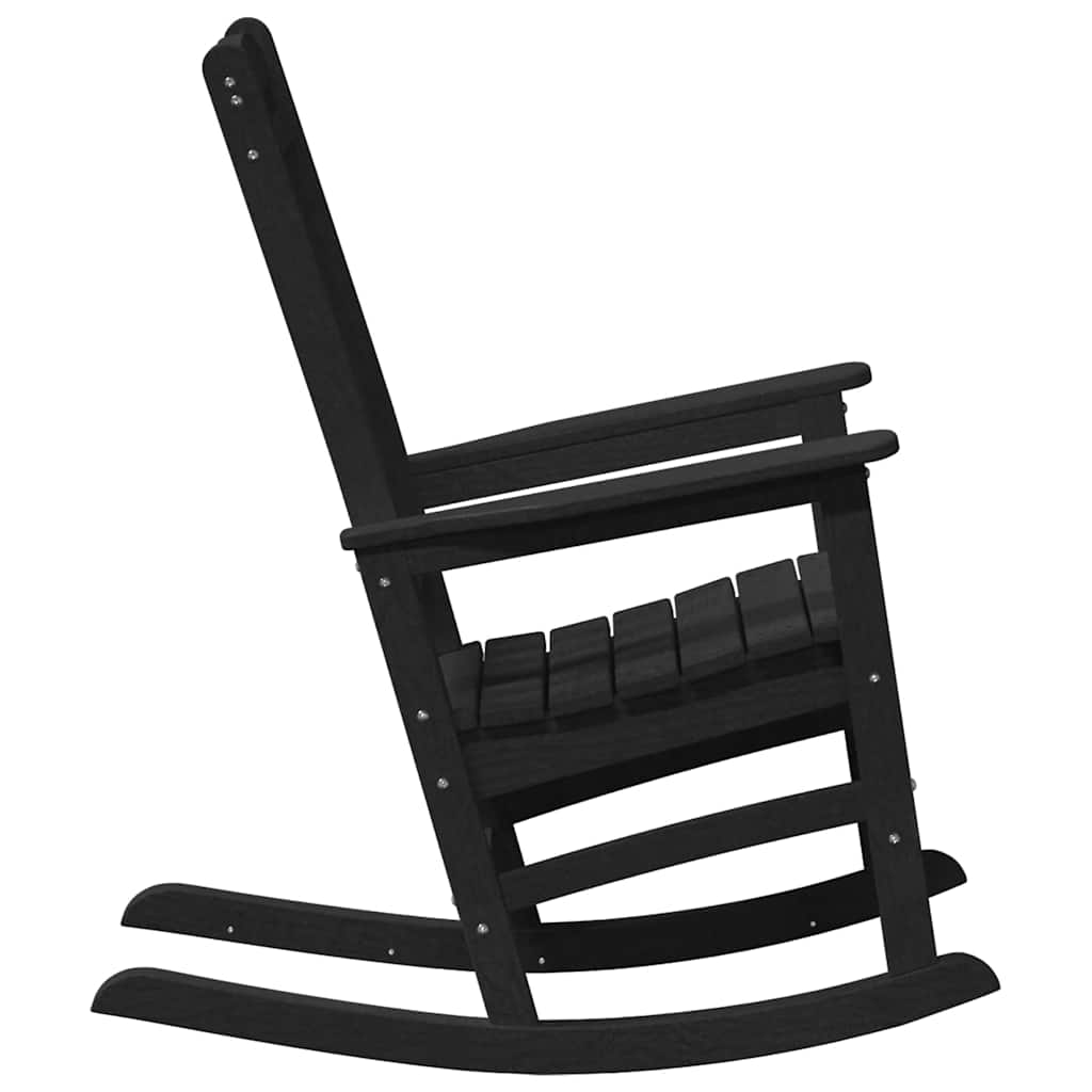 Ljuljačka 2 pcs Crna 92 x 70 x 108 cm Polietilen