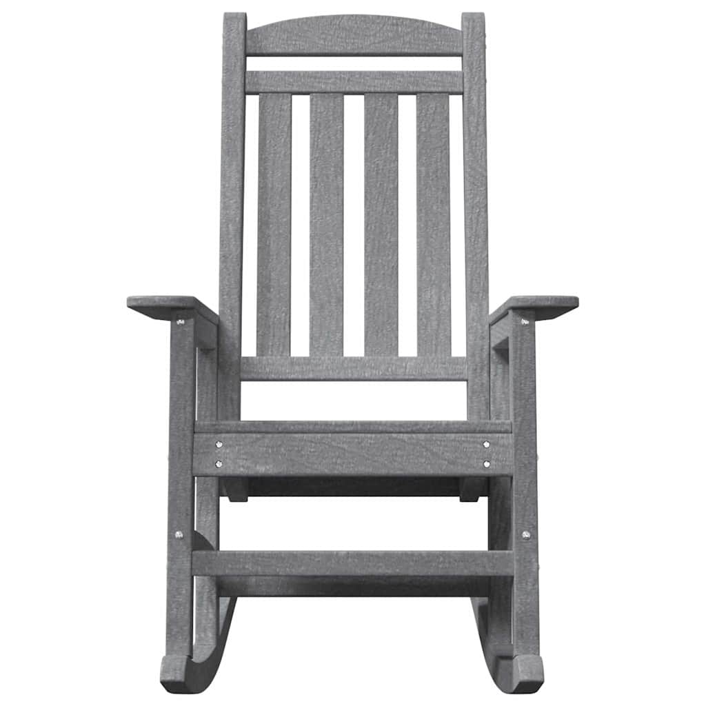 Ljuljačka 2 pcs Svijetlo siva 92 x 70 x 108 cm Polietilen