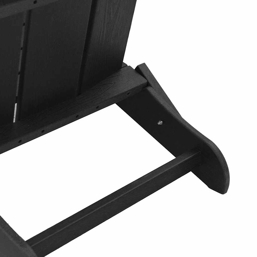 Vrtna stolica 2 pcs Crna 80.5 x 74.5 x 92 cm Polietilen