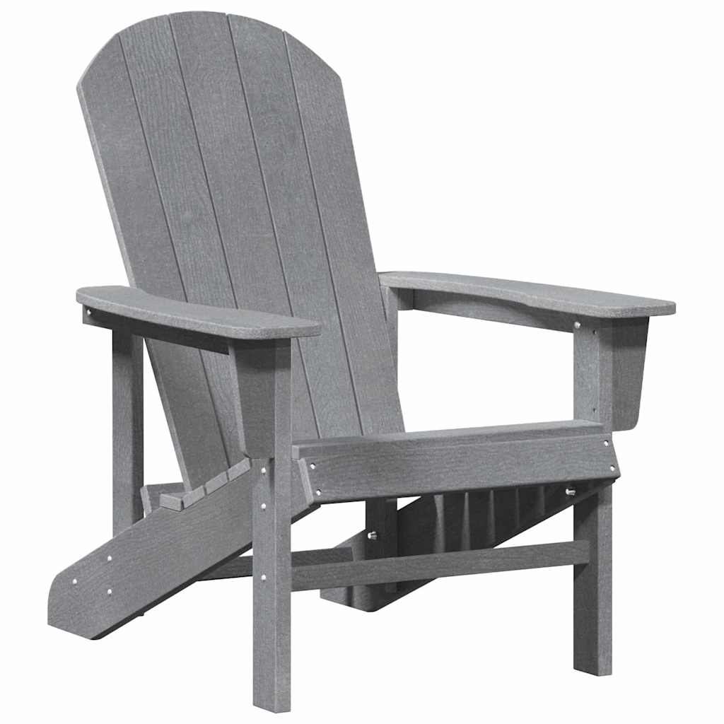 Vrtna stolica 2 pcs Svijetlo siva 82 x 74 x 92 cm Polietilen