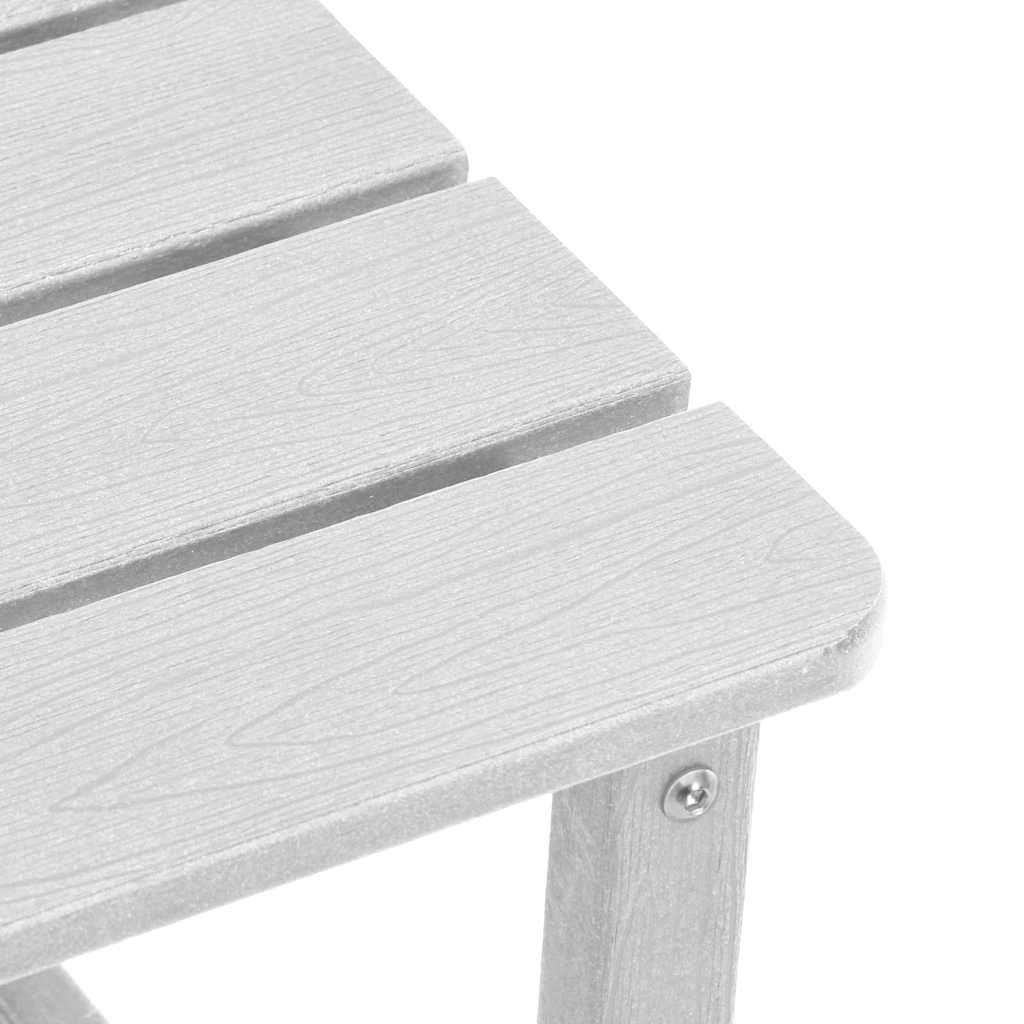 Set lounge namještaja za vrt 3 pcs Bijelo HDPE