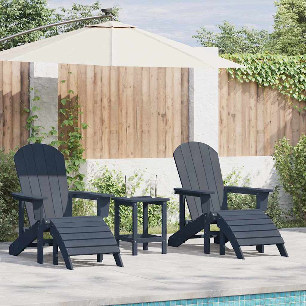 Vrtna stolica 2 pcs Mornarska 83 x 74 x 92 cm Polietilen