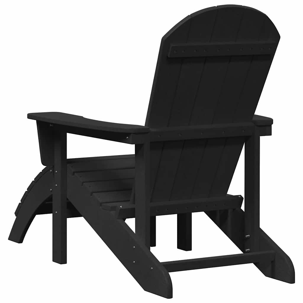 Vrtna stolica 2 pcs Crna 83 x 74 x 92 cm Polietilen