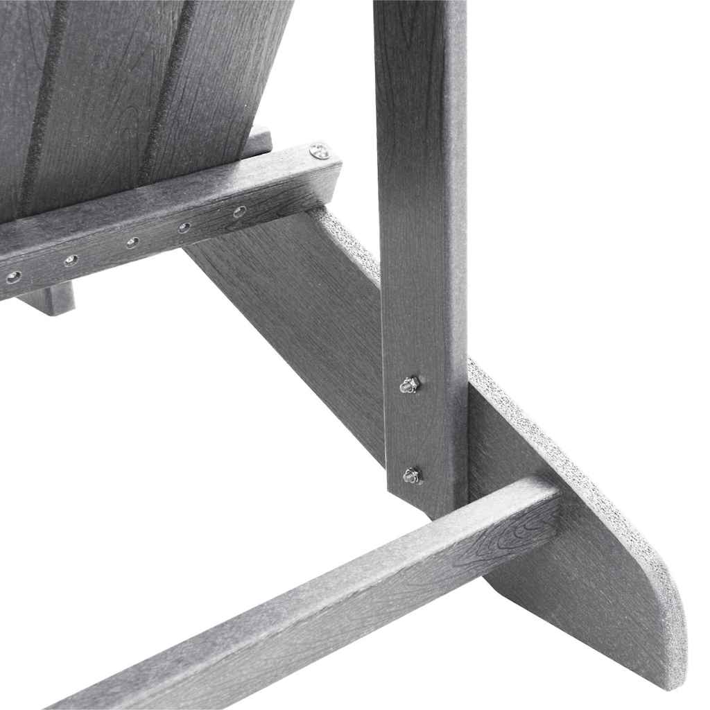 Vrtna stolica 2 pcs Svijetlo siva 83 x 74 x 92 cm Polietilen