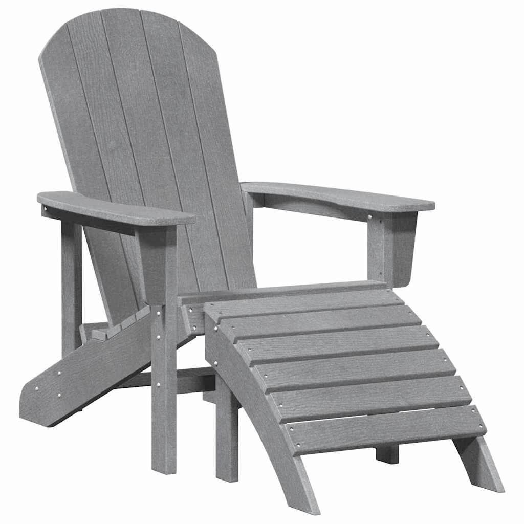 Vrtna stolica 2 pcs Svijetlo siva 83 x 74 x 92 cm Polietilen