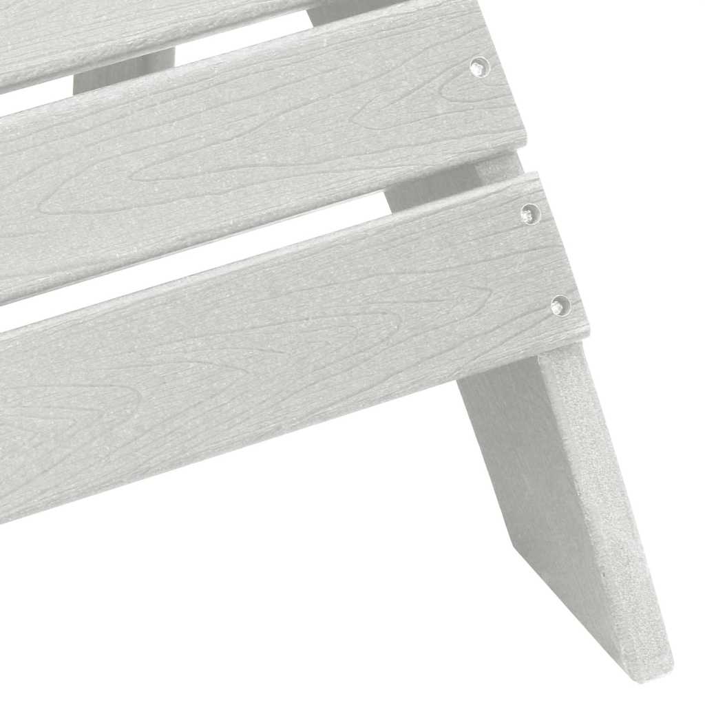 Vrtna stolica 3 pcs Bijelo Polietilen