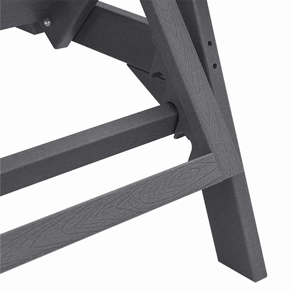 Ležaljka 2 pcs Svijetlo siva 195,5 x 53 x 98,5 cm Polietilen