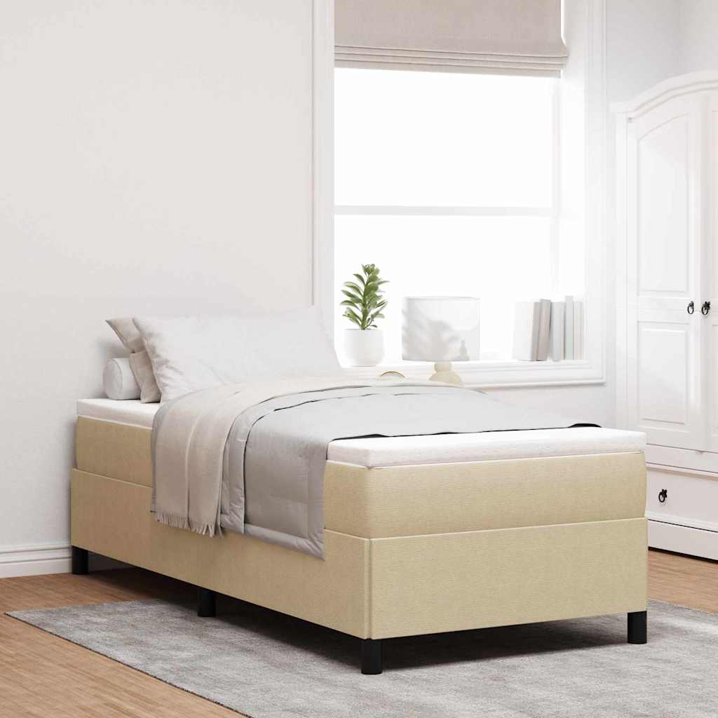 Krevet s opruga kutije Siva zelena 80 x 200 cm Kordura tekstil