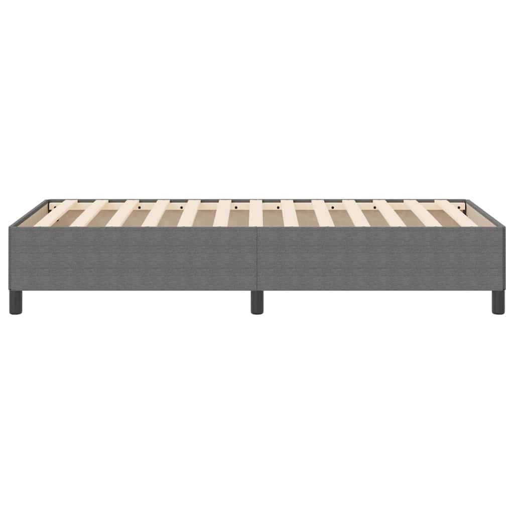 Krevet s opruga kutije Svjetlosiva 100 x 200 cm Kordura tekstil