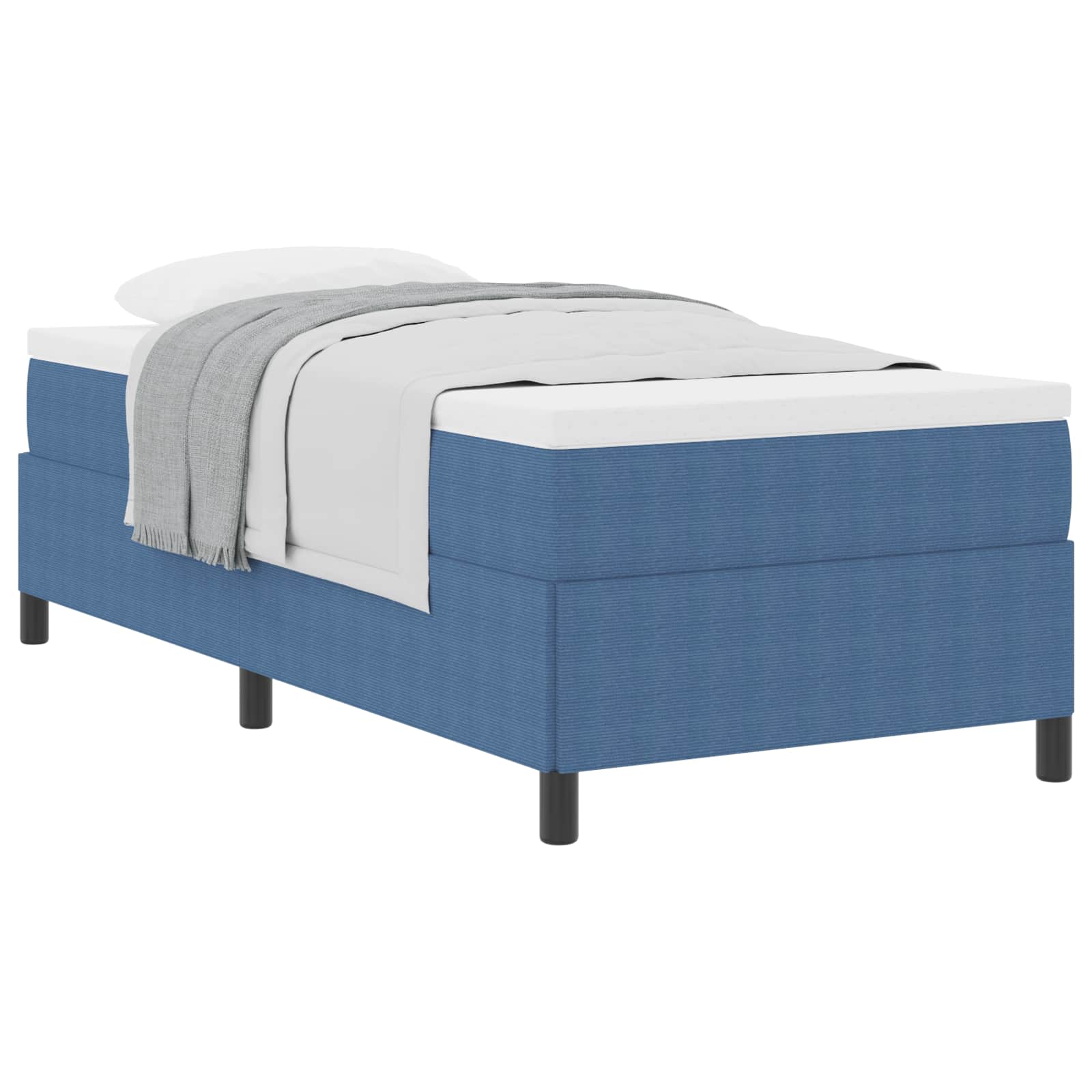Krevet s opruga kutije Plava 100 x 200 cm Kordura tekstil
