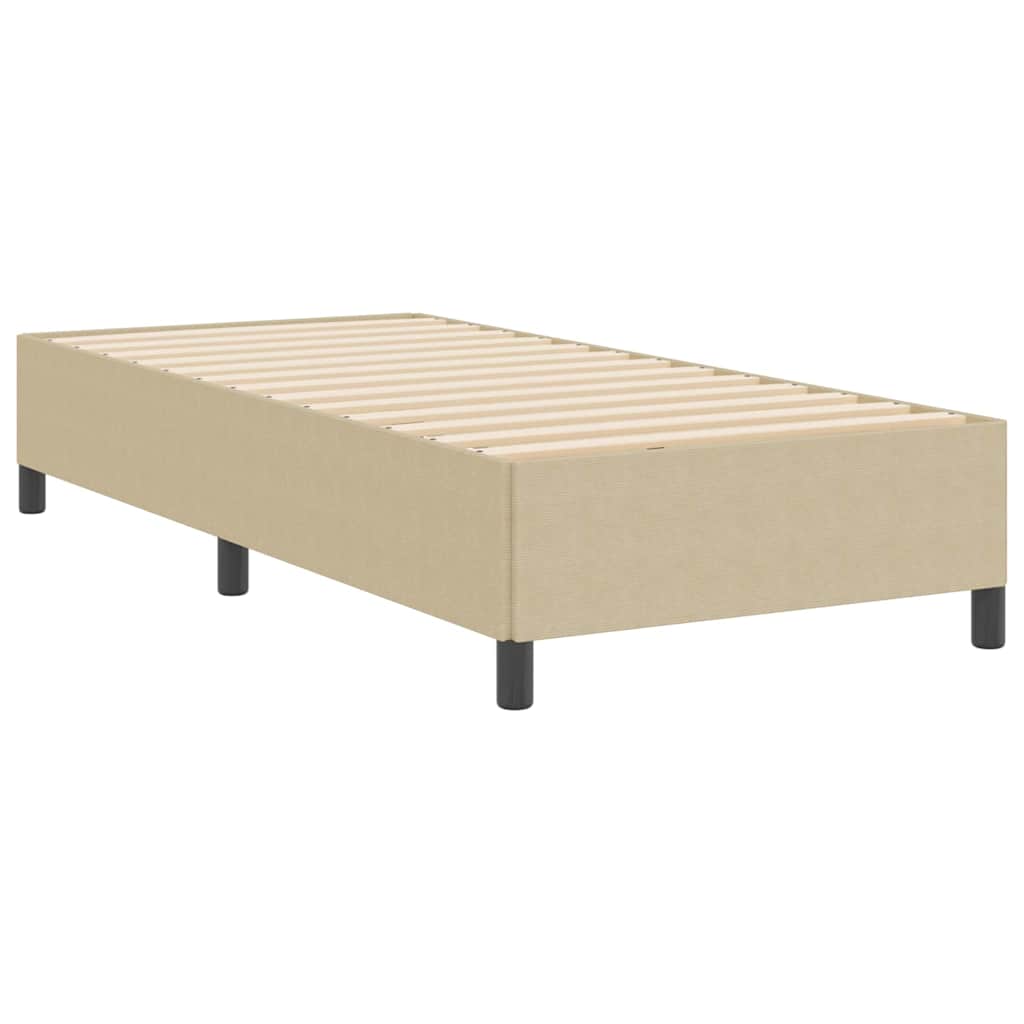 Krevet s opruga kutije Siva zelena 100 x 200 cm Kordura tekstil