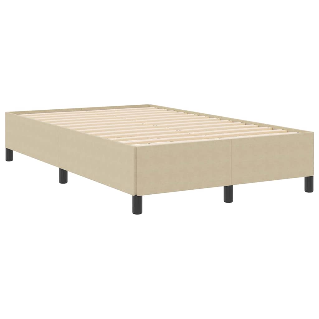 Krevet s opruga kutije Siva zelena 120 x 190 cm Kordura tekstil