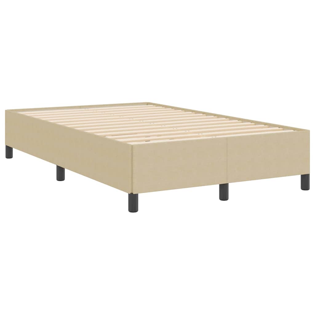 Krevet s opruga kutije Siva zelena 120 x 190 cm Kordura tekstil