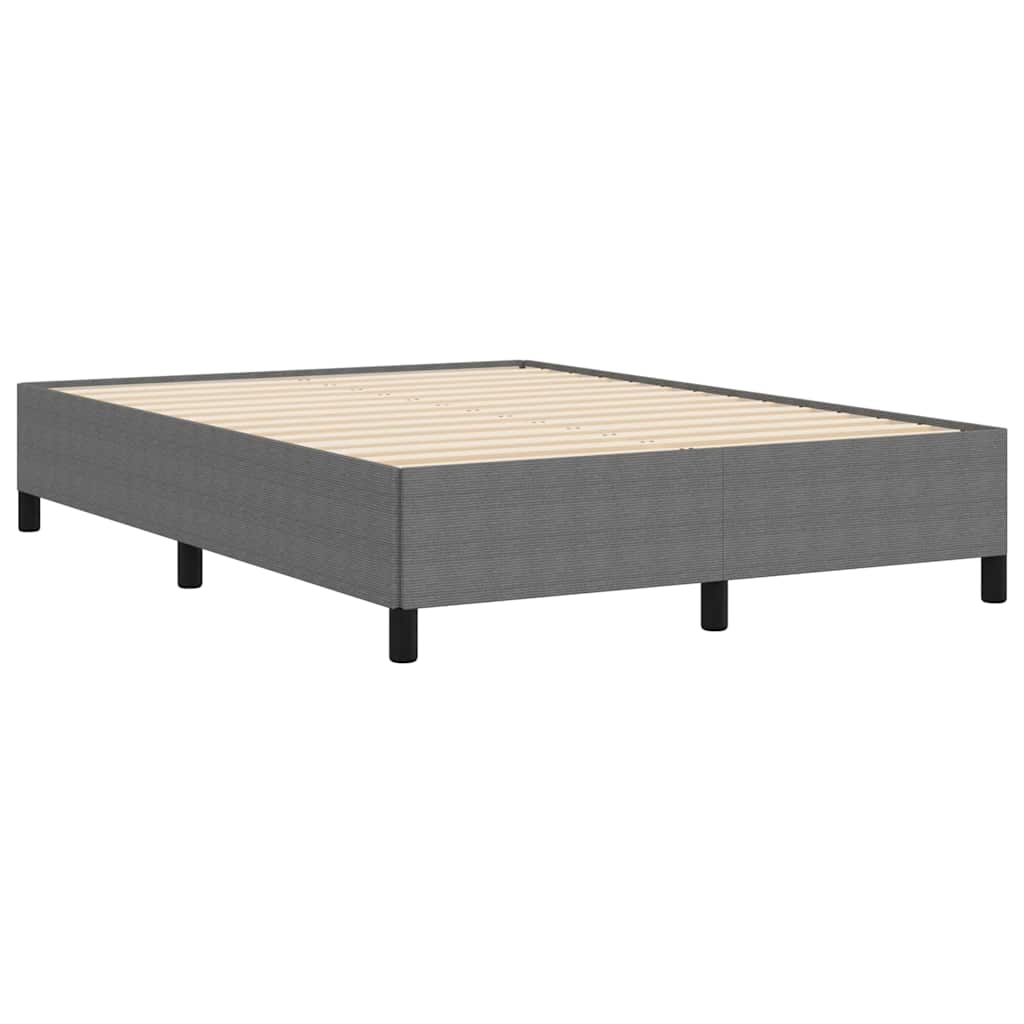 Krevet s opruga kutije Svjetlosiva 160 x 200 cm Kordura tekstil