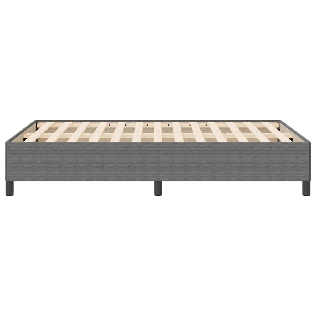 Krevet s opruga kutije Svjetlosiva 160 x 200 cm Kordura tekstil