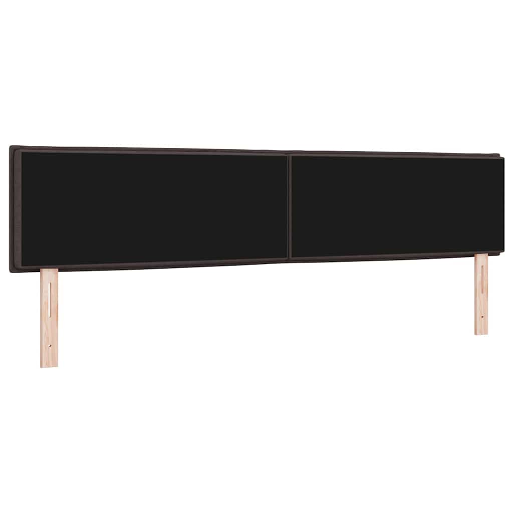 Uzglavlje Tamno smeđa 200 cm tkanina