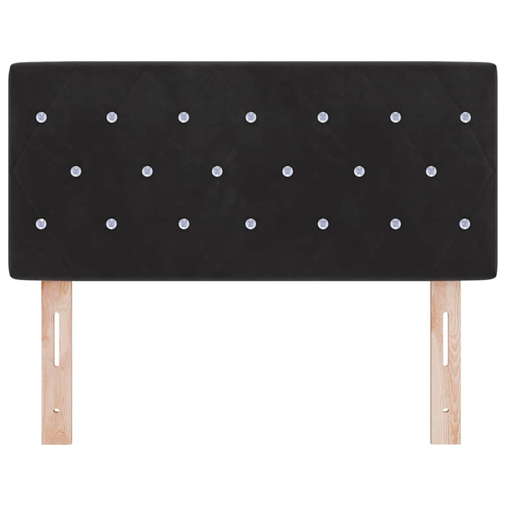 Uzglavlje Crna 90 cm Baršun
