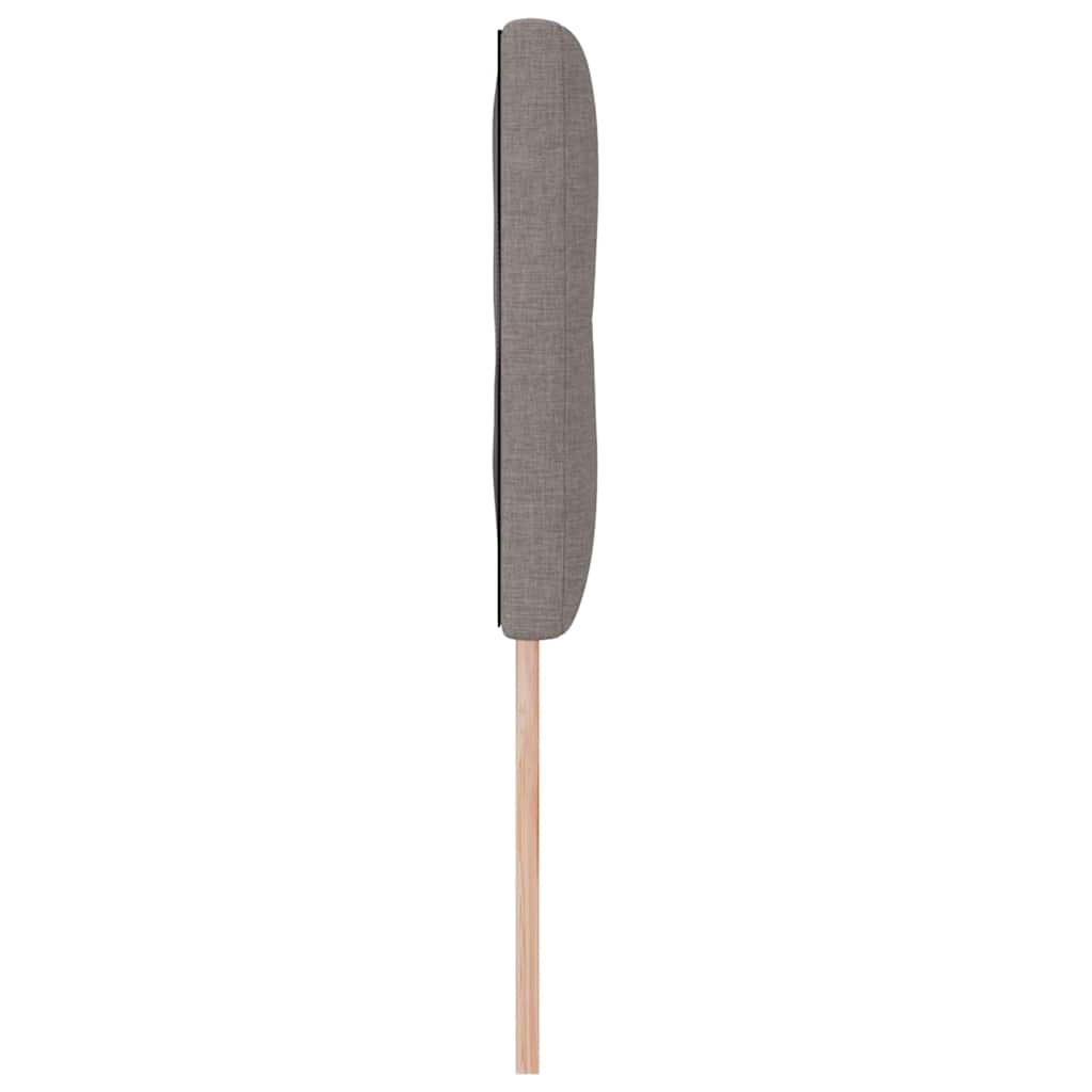 Uzglavlje podesivo po visini Sivo-smeđa 144 cm tkanina