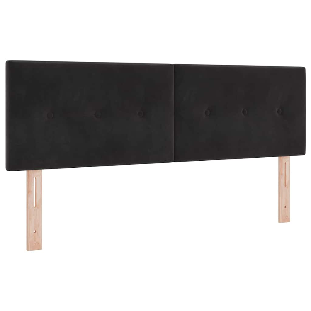 Uzglavlje Crna 144 cm Baršun