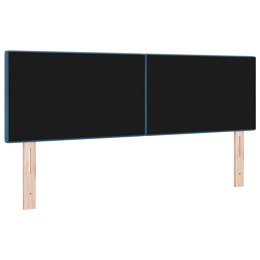 Uzglavlje Tamno plava 144 cm Baršun