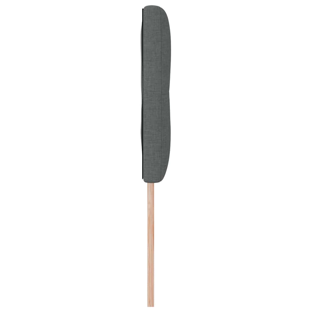 Uzglavlje podesivo po visini Tamno siva 160 cm tkanina