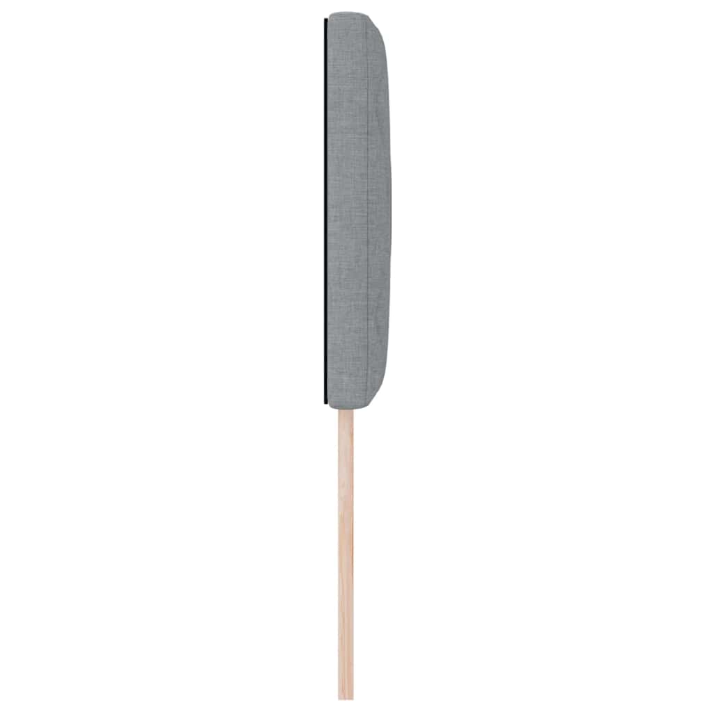 Uzglavlje Svijetlo siva 80 cm tkanina