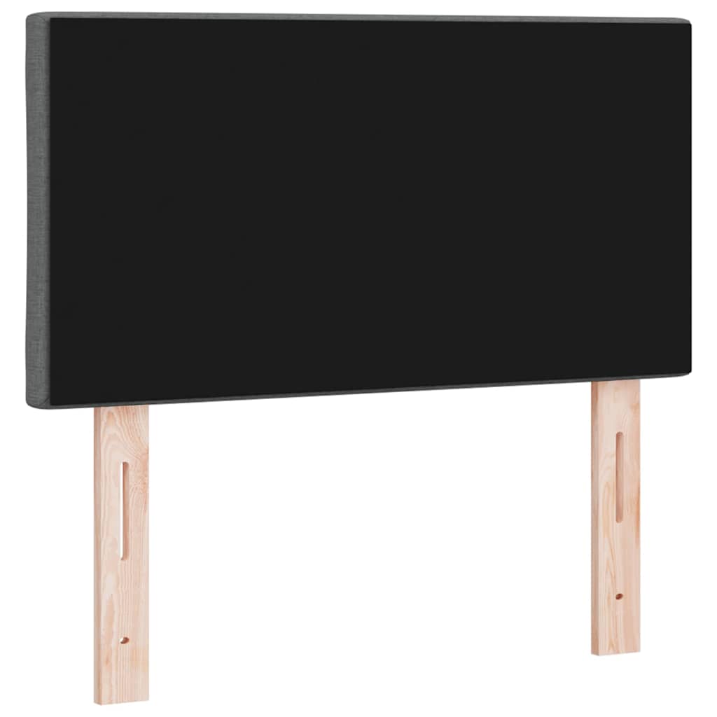 Uzglavlje Tamno siva 80 cm tkanina