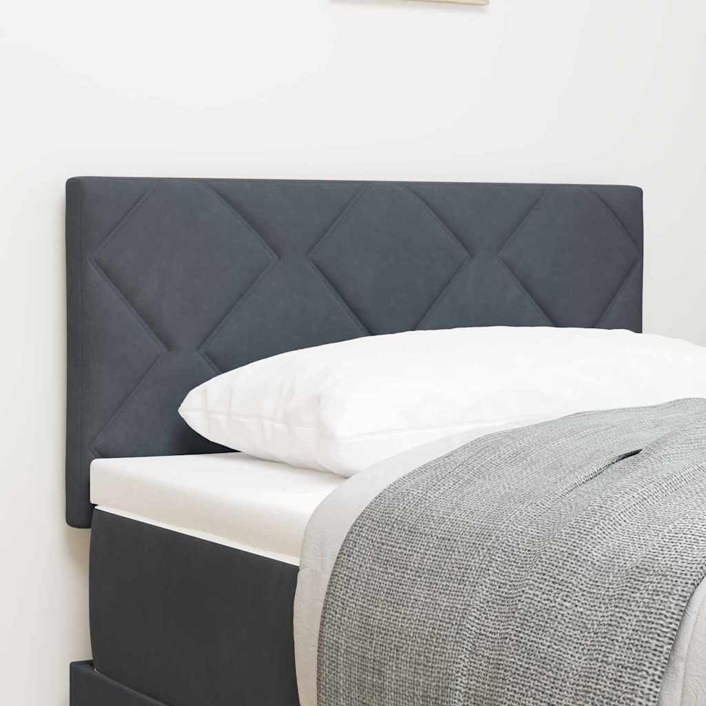 Uzglavlje Tamno siva 80 cm Baršun