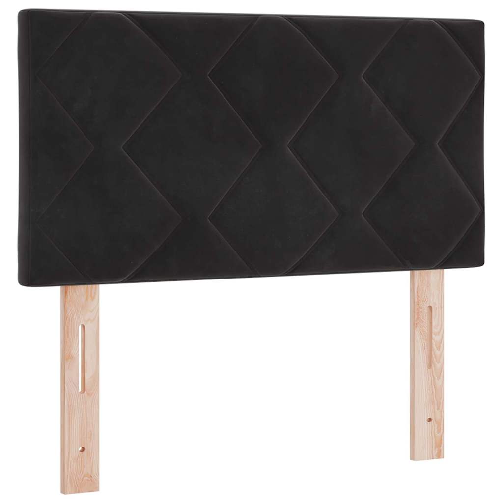Uzglavlje Crna 80 cm Baršun