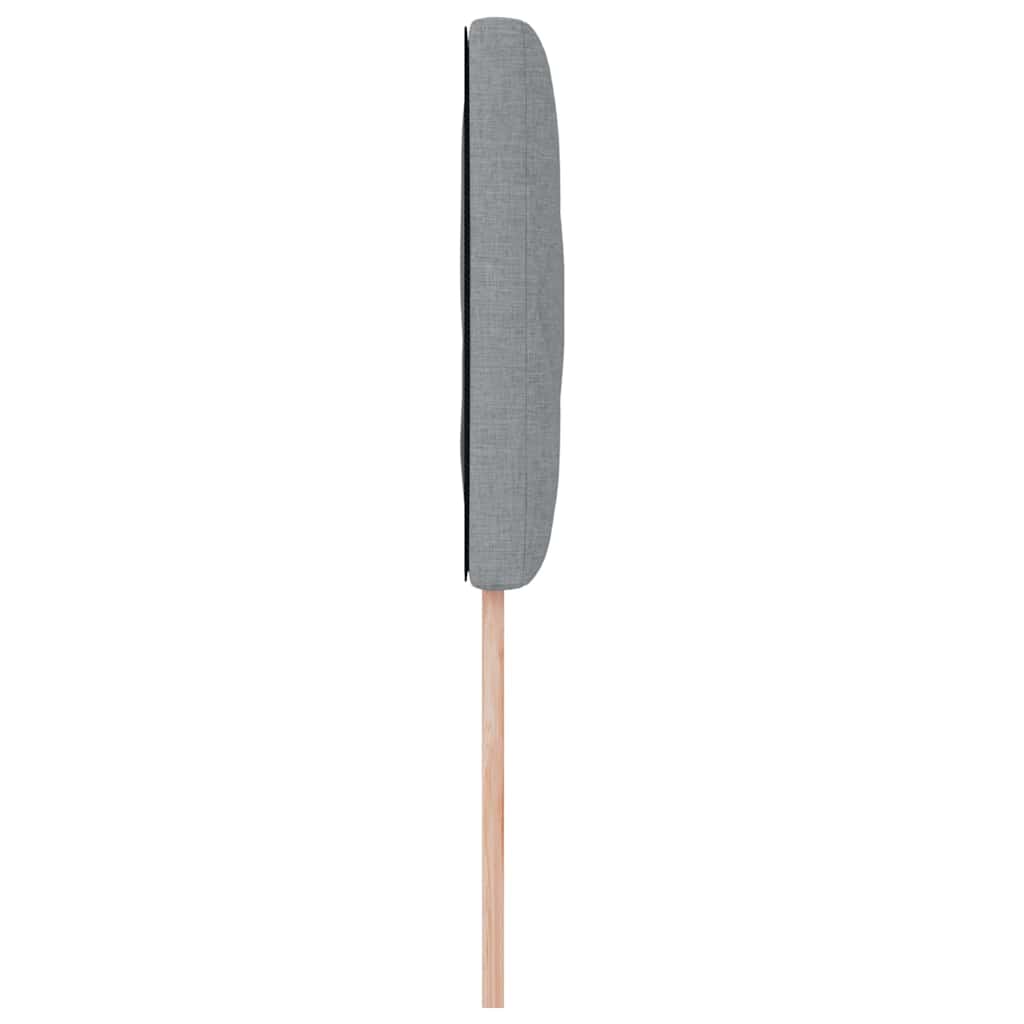 Uzglavlje Svijetlo siva 90 cm tkanina