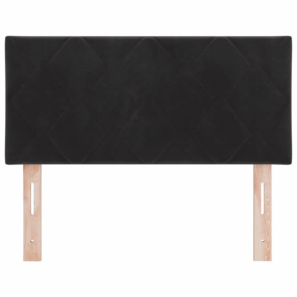 Uzglavlje Crna 90 cm Baršun