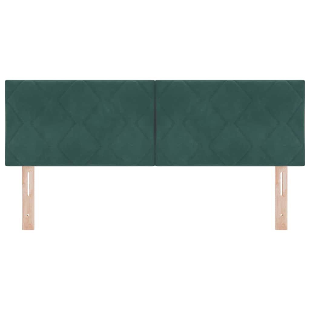 Uzglavlje Tamnozelena 160 cm Baršun
