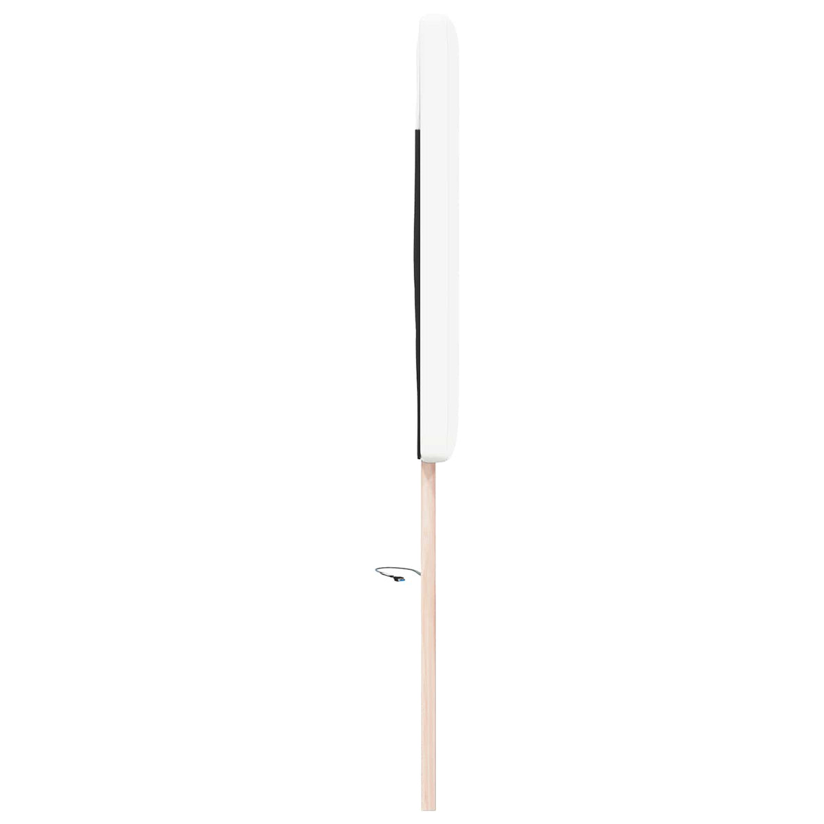 LED glava kreveta Bijelo 144 cm Lažna koža