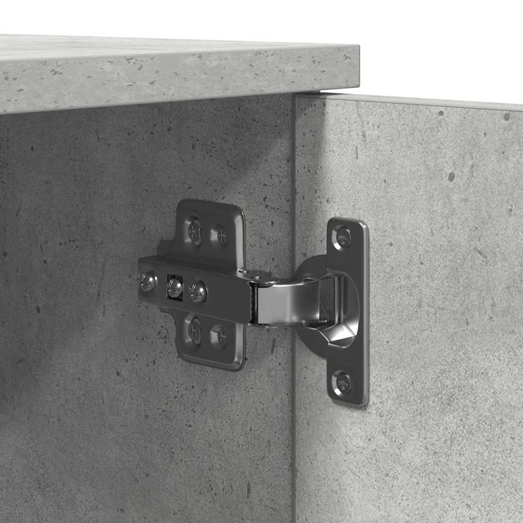 Ormarić za pohranu 2 pcs Betonski sivi 127 x 41 x 40 cm