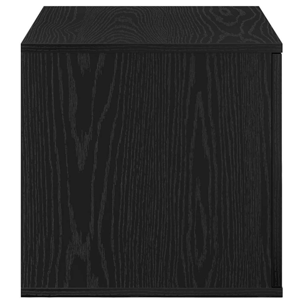 Ormarić za pohranu 2 pcs Crni hrast 118 x 41 x 40 cm
