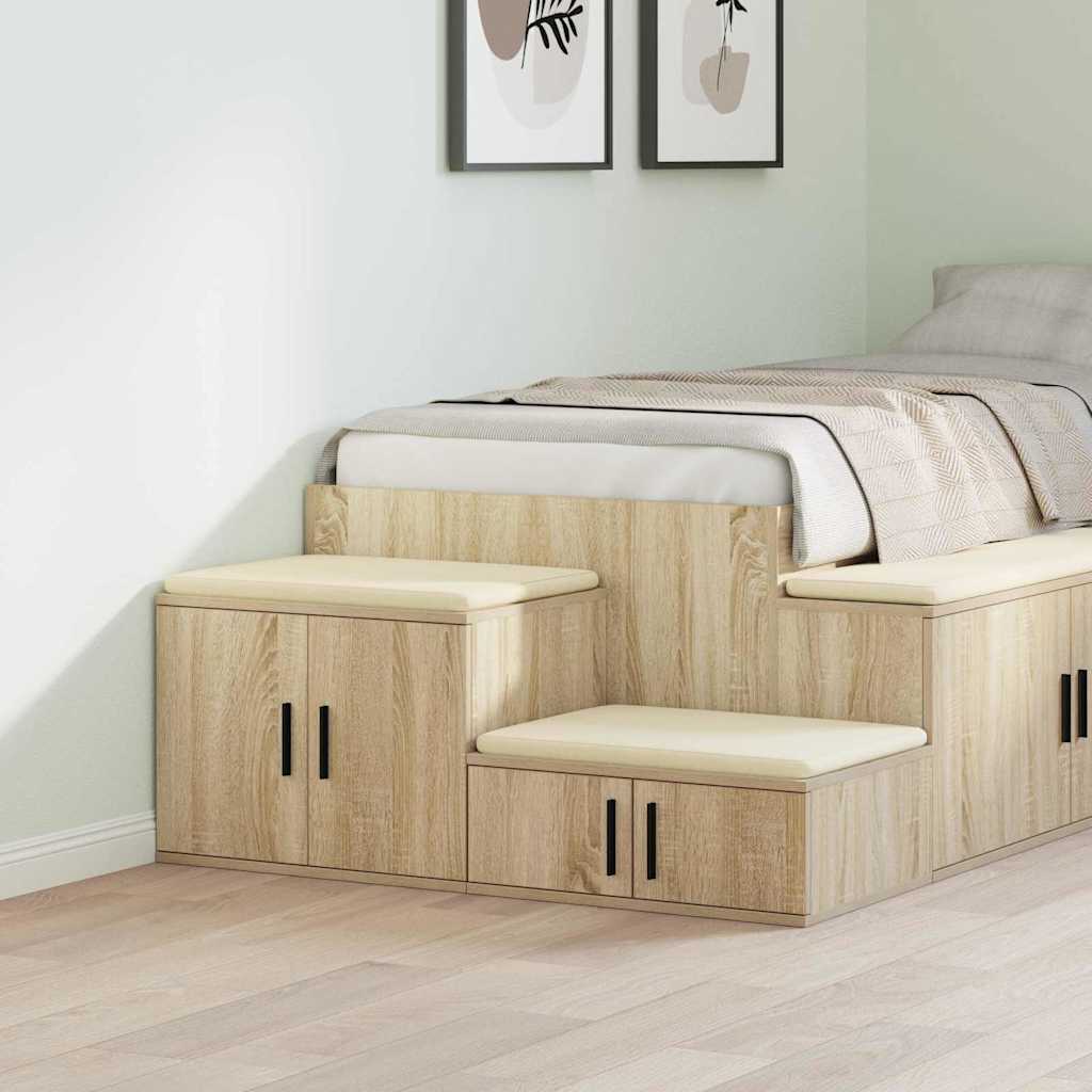 Ormarić za pohranu 2 pcs Sonoma hrast 118 x 41 x 40 cm