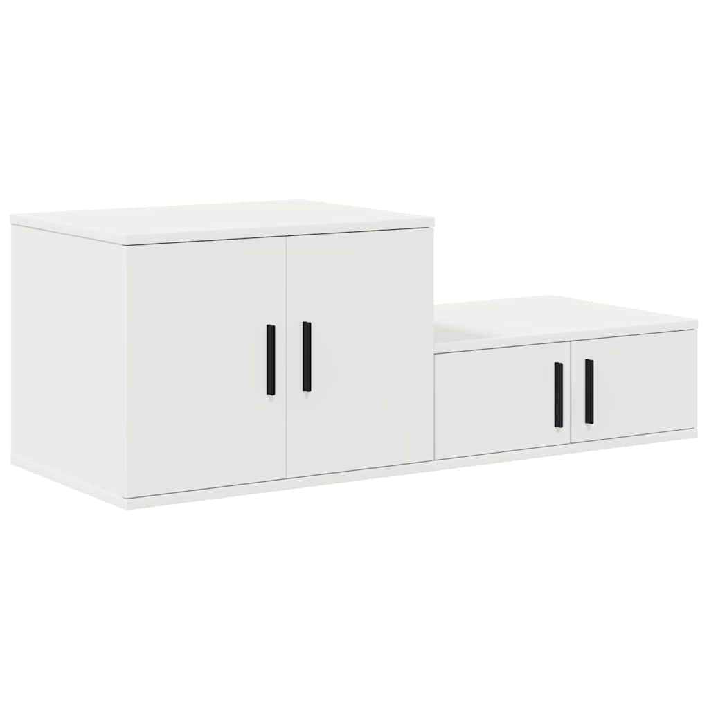 Ormarić za pohranu 2 pcs Bijelo 108 x 41 x 40 cm