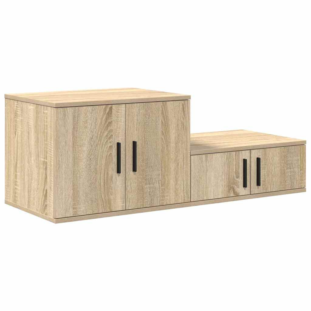 Ormarić za pohranu 2 pcs Sonoma hrast 108 x 41 x 40 cm