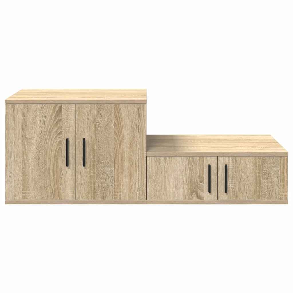 Ormarić za pohranu 2 pcs Sonoma hrast 108 x 41 x 40 cm